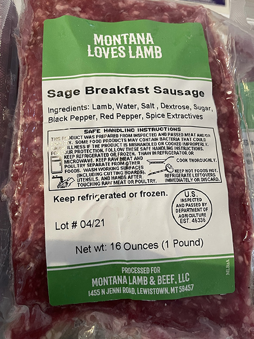 lamb sausage